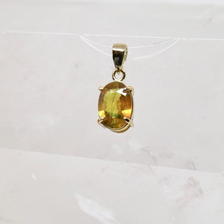 バイカラーサファイア　ペンダントトップ　オーダーハンドメイド バイカラーサファイア ペンダントトップ : ジェムストーン甲府