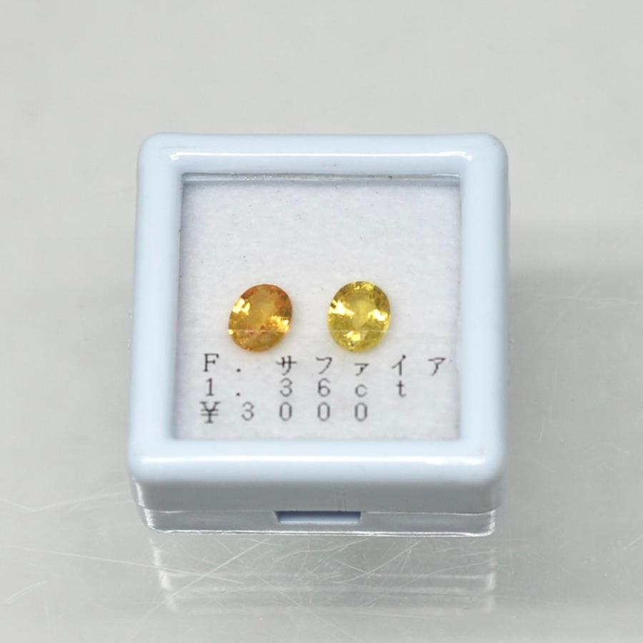 アクセサリー k10 非加熱 ファンシーカラー サファイア ピアス