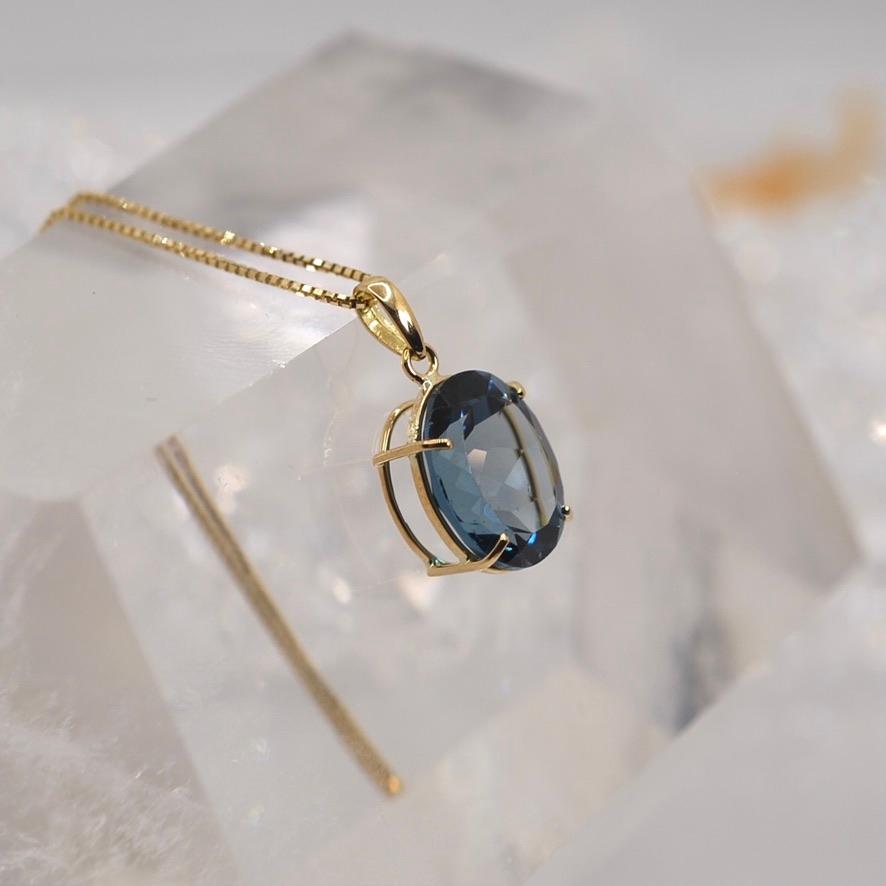 ブルートパーズ　18K ブルートパーズ K18リング(パレット/オーバル/ライン/11月誕生石