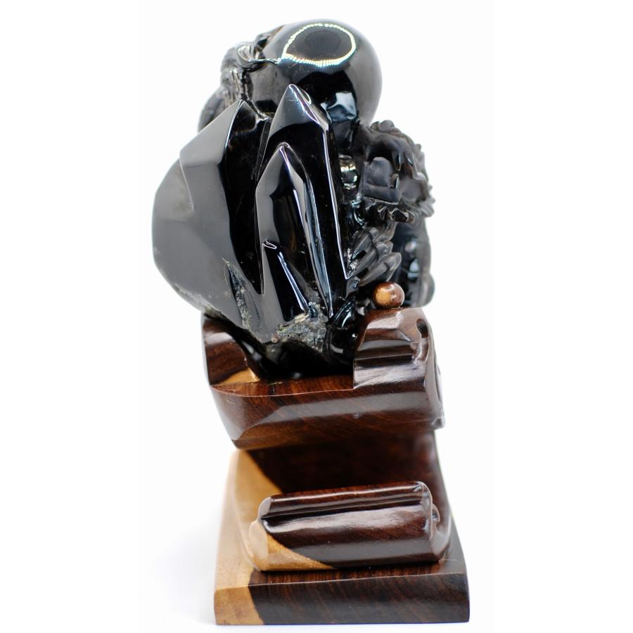 モリオン 龍 彫刻 : ジェムストーン甲府カンパニー - 通販