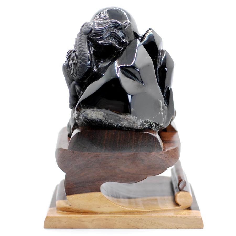 ★本日限定セール！49800▶︎44820★モリオン彫刻 龍！！ ★本日限定セール！49800▶︎44820★モリオン彫刻 龍！！