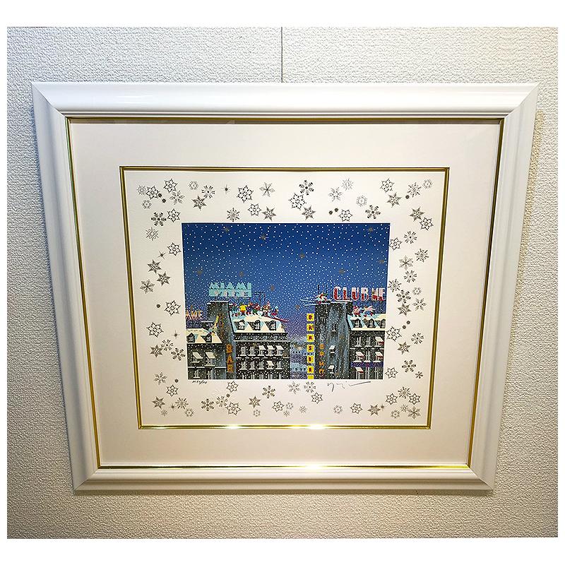 美品 ヒロ・ヤマガタ「マイアミバイスSP」シルクスクリーン サイン入 保証書有 ヒロ・ヤマガタ「マイアミ・バイス」シルクスクリーン :: 絵画