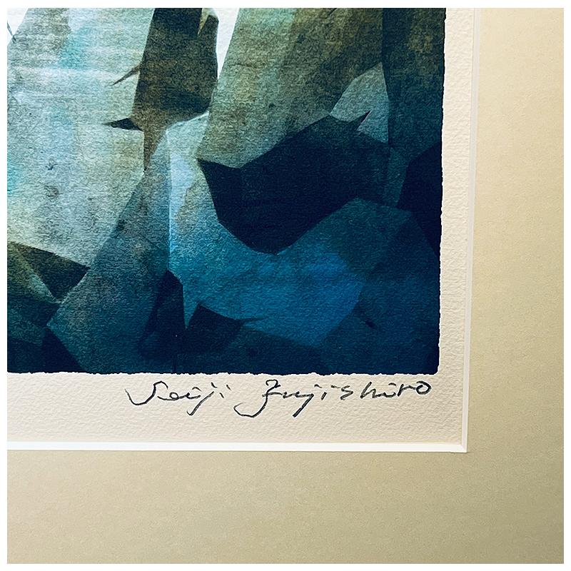 藤城清治【海の中のピアノ】限定500部/リトグラフ/版画/直筆 藤城清治【海の中のピアノ】限定500部/リトグラフ/版画/直筆