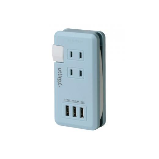 延長コード USB オシャレ コンパクト テレワーク : 現場専科 Yahoo!店