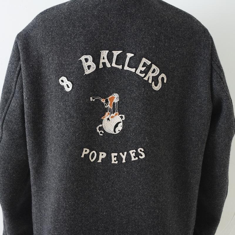 WEIRDO（ウィアード） POP EYES ポップアイズ 8 BALLERS JACKET- BLK