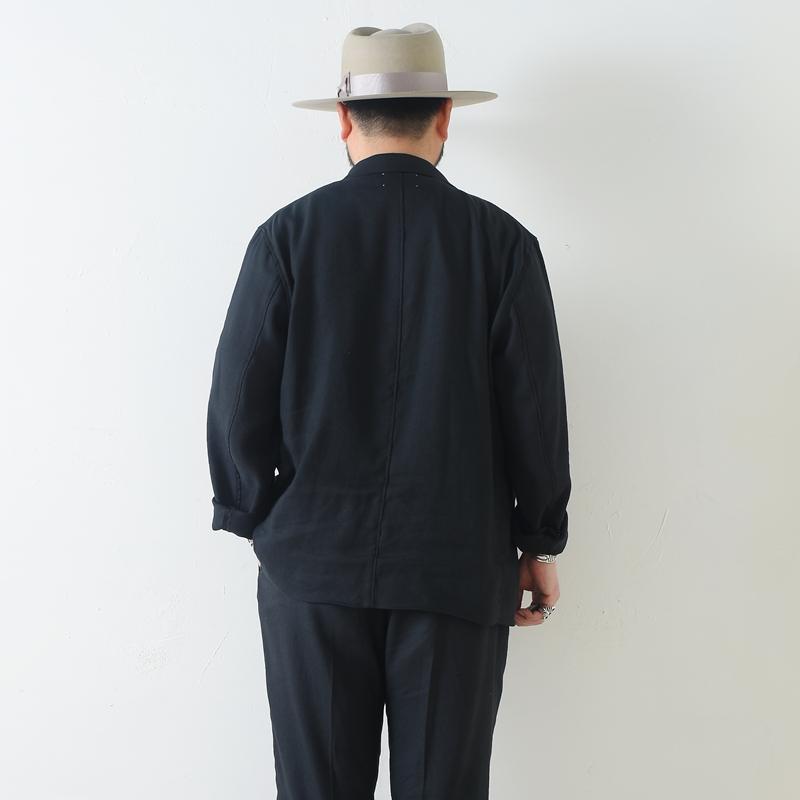 UNCHANGING LOVE アンチェンジングラブ "Dear You" Two-piece BLK 2ピース ブラック リネン×アセテートの画像