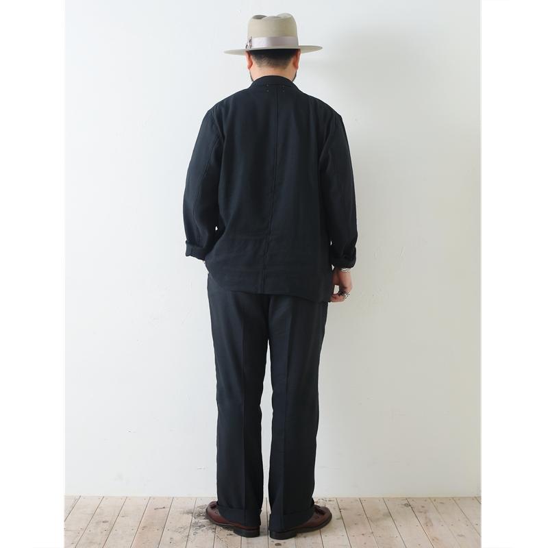 UNCHANGING LOVE アンチェンジングラブ "Dear You" Two-piece BLK 2ピース ブラック リネン×アセテートの画像