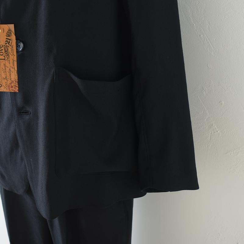 UNCHANGING LOVE アンチェンジングラブ "Dear You" Two-piece BLK 2ピース ブラック リネン×アセテートの画像
