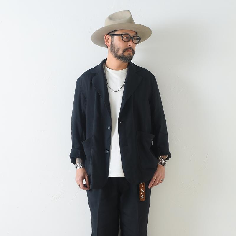 UNCHANGING LOVE アンチェンジングラブ "Dear You" Two-piece BLK 2ピース ブラック リネン×アセテートの画像