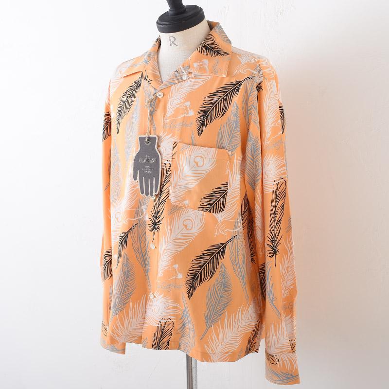 BY GLADHAND GLAD HAND バイ グラッド ハンド PEACOCK QUILL - L/S