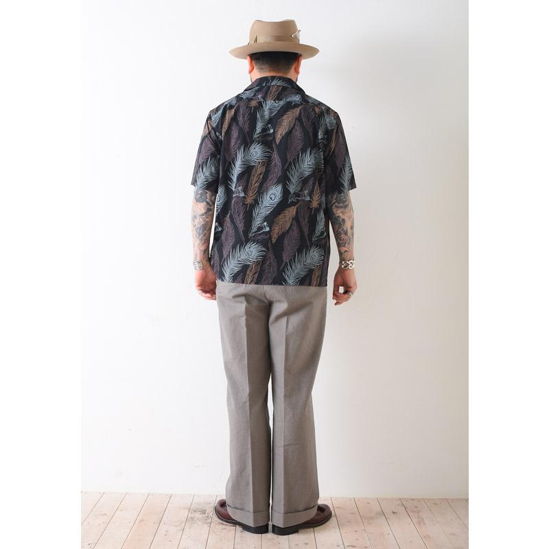 BY GLADHAND GLAD HAND バイ グラッド ハンド PEACOCK QUILL - S/S