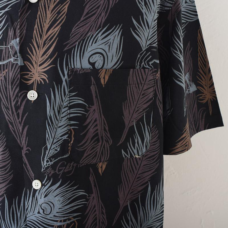 BY GLADHAND GLAD HAND バイ グラッド ハンド PEACOCK QUILL - S/S