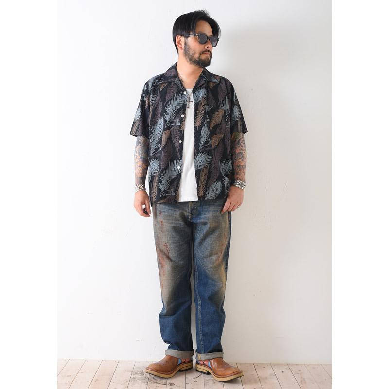 BY GLADHAND GLAD HAND バイ グラッド ハンド PEACOCK QUILL - S/S