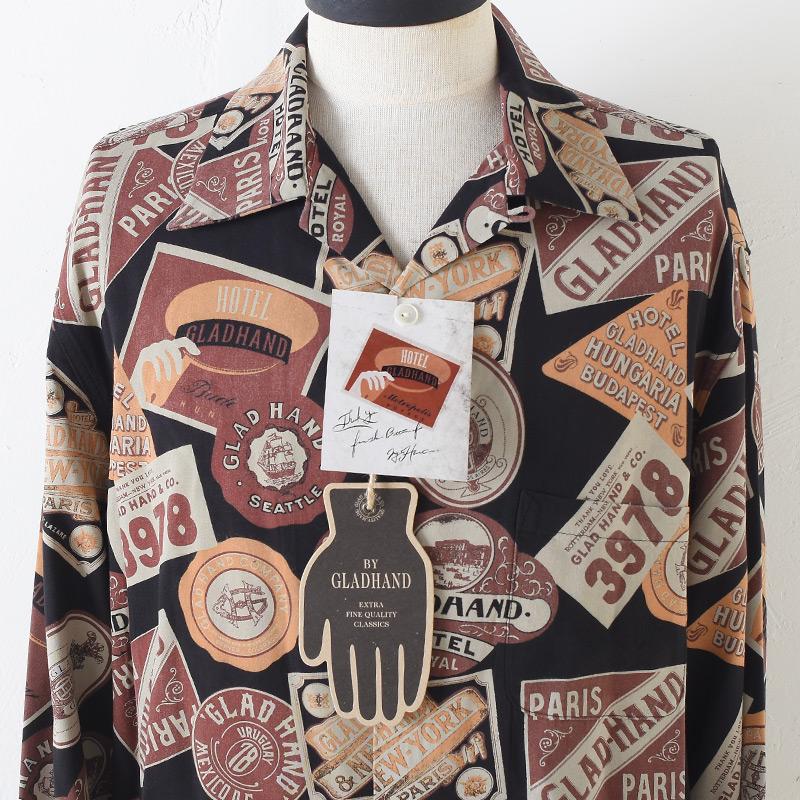 BY GLADHAND GLAD HAND バイ グラッド ハンド LUGGAGE LABEL - L/S