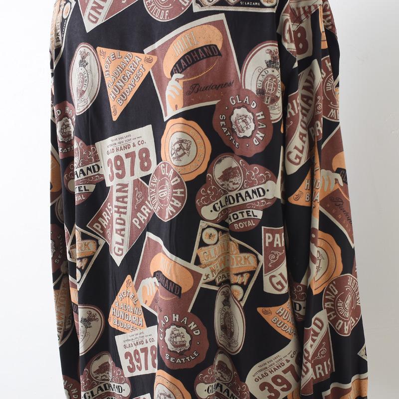 BY GLADHAND GLAD HAND バイ グラッド ハンド LUGGAGE LABEL - L/S