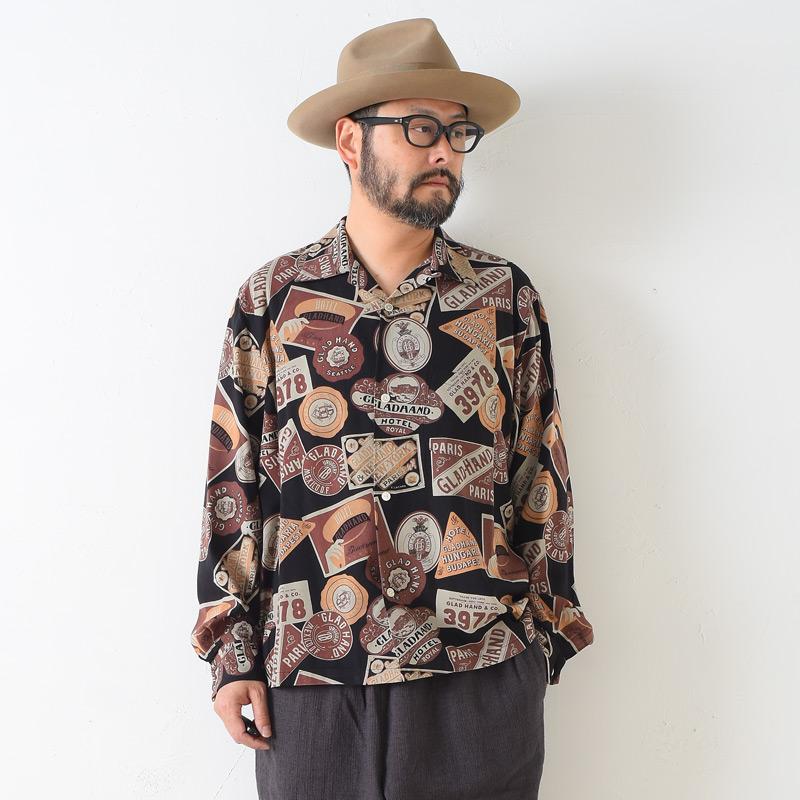 BY GLADHAND GLAD HAND バイ グラッド ハンド LUGGAGE LABEL - L/S