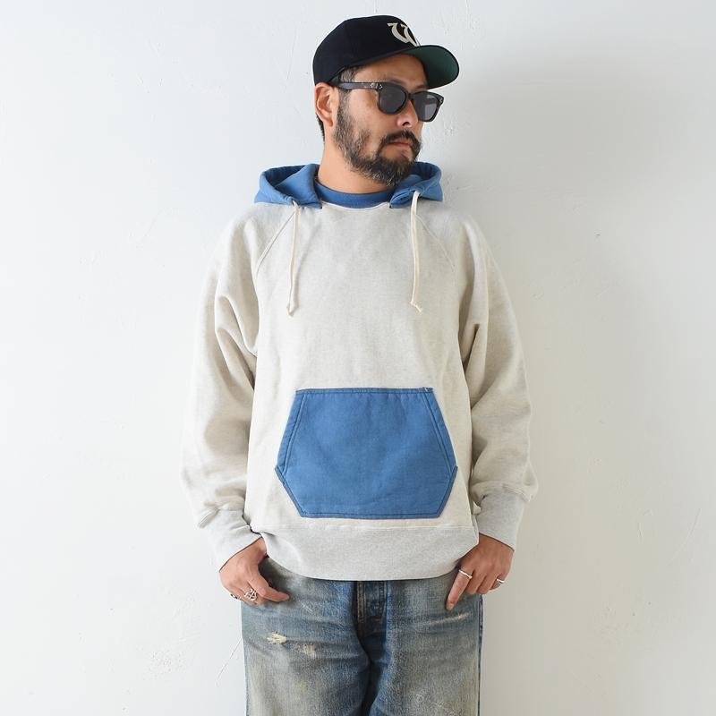グラッドハンド　フード後付けパーカー　XL GLAD HAND（グラッドハンド） AKOM ×GLAD HAND SWEAT AFTER HOODIE