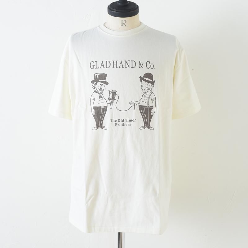 GLAD HAND グラッド ハンド The Old Timer Brothers S/S T-SHIRTS WHT 限定Tシャツ | GLAD HAND