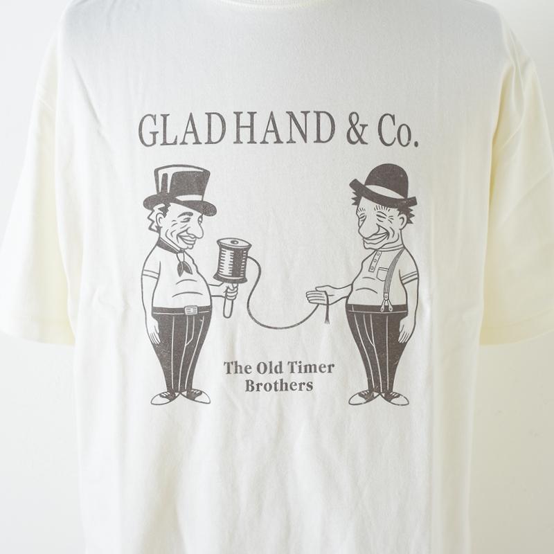 GLAD HAND グラッド ハンド The Old Timer Brothers S/S T-SHIRTS WHT 限定Tシャツ | GLAD HAND | 01