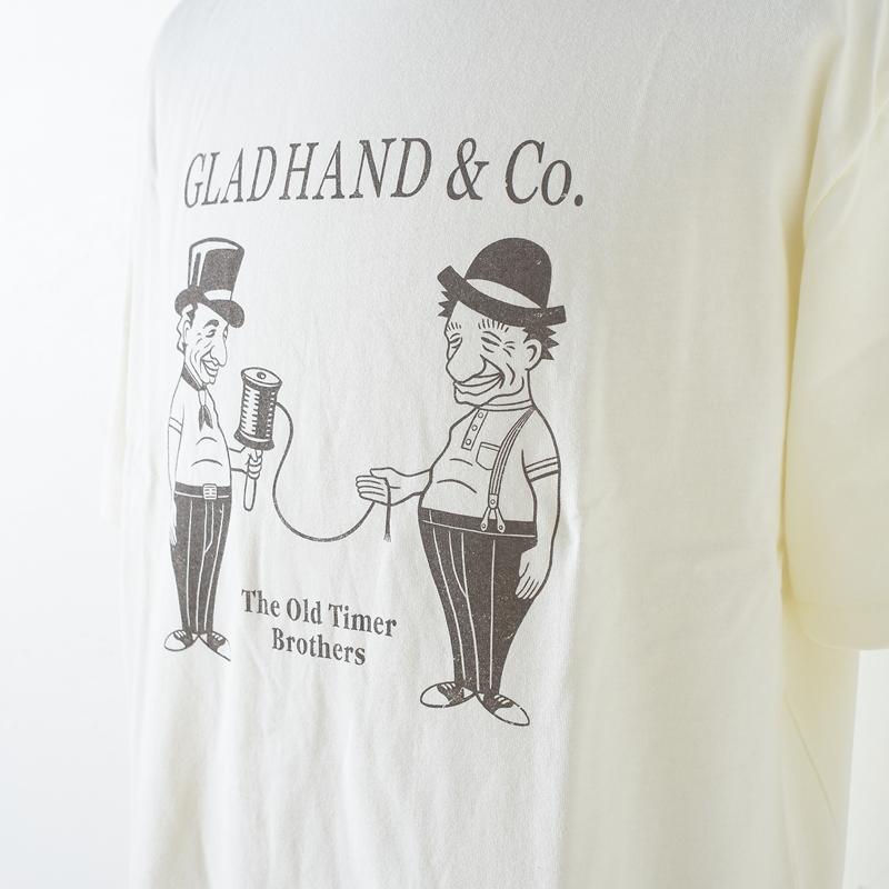 GLAD HAND グラッド ハンド The Old Timer Brothers S/S T-SHIRTS WHT 限定Tシャツ | GLAD HAND | 02