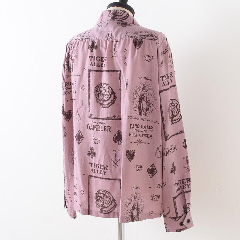 Gangsterville JACKPOTS トランプ刺繍シャツ Gangsterville JACKPOTS トランプ刺繍シャツ Gangsterville