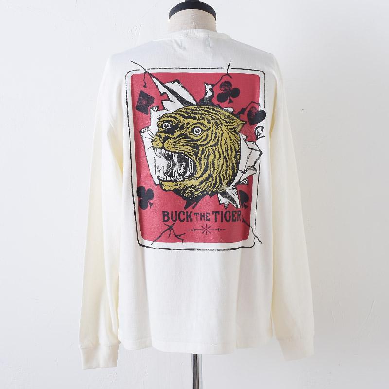 GANGSTERVILLE（ギャングスタービル） TIGER ALLEY L/S T-SHIRTS WHT