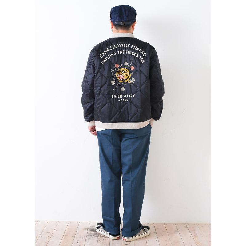 GANGSTERVILLE（ギャングスタービル） TIGER ALLEY L/S T-SHIRTS WHT