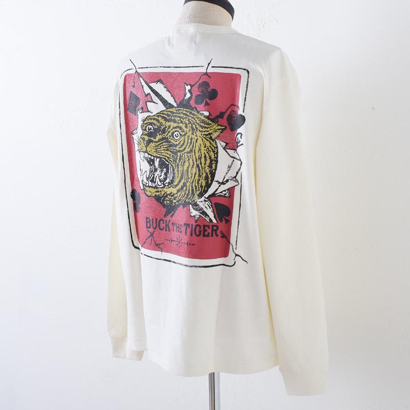 GANGSTERVILLE（ギャングスタービル） TIGER ALLEY L/S T-SHIRTS WHT