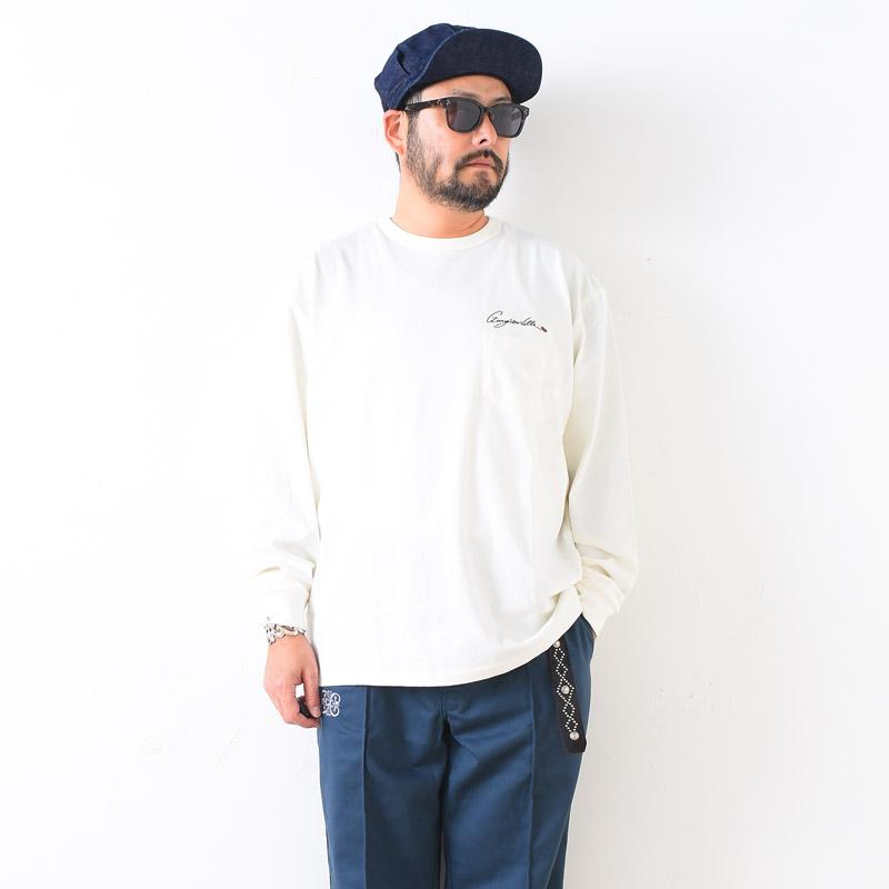 GANGSTERVILLE（ギャングスタービル） TIGER ALLEY L/S T-SHIRTS WHT