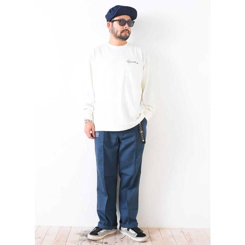 GANGSTERVILLE（ギャングスタービル） TIGER ALLEY L/S T-SHIRTS WHT