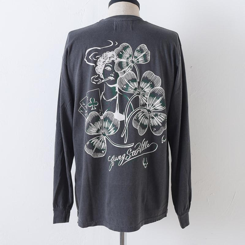 gangsterville glad hand 長袖シャツ　刺繍　XL ブラック gangsterville glad hand 長袖シャツ刺繍XL ブラック