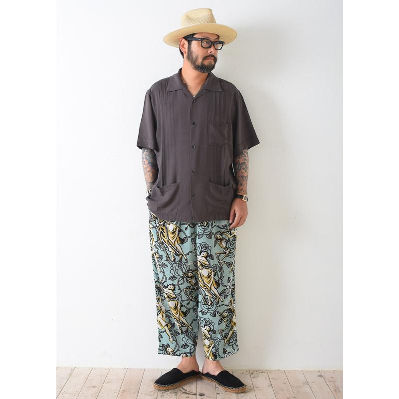 GANGSTERVILLE（ギャングスタービル） RIPTIDE CLUB - S/S GUAYABERA