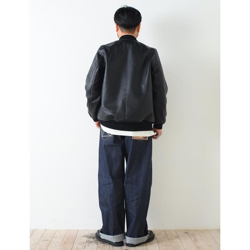 GANGSTERVILLE（ギャングスタービル） LOCOS - LEATHER JACKET BLK