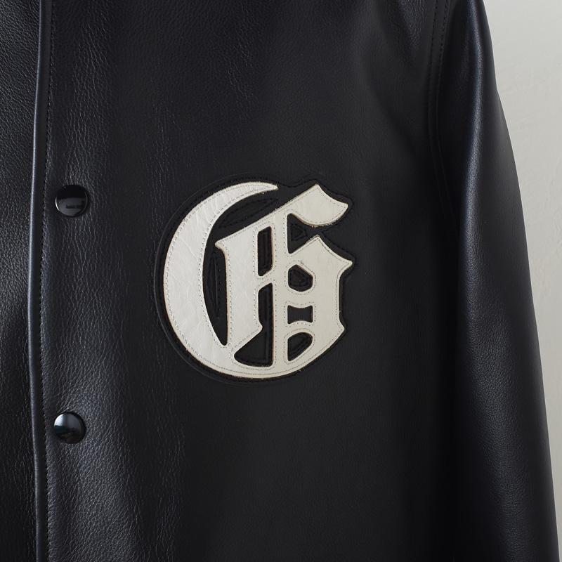 GANGSTERVILLE（ギャングスタービル） LOCOS - LEATHER JACKET BLK