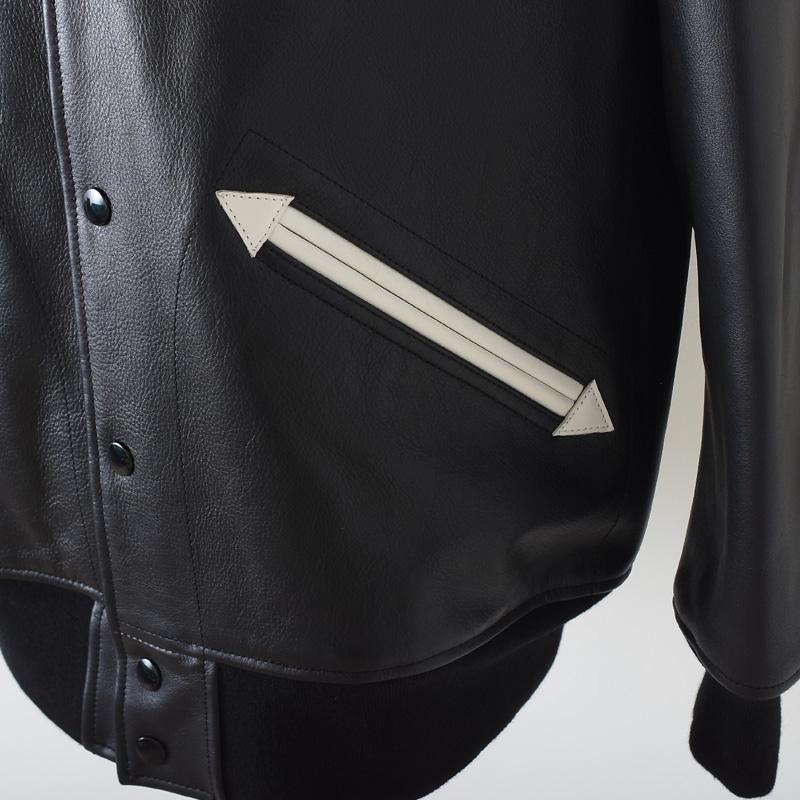 GANGSTERVILLE（ギャングスタービル） LOCOS - LEATHER JACKET BLK