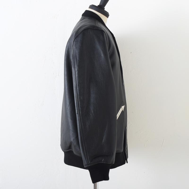 GANGSTERVILLE（ギャングスタービル） LOCOS - LEATHER JACKET BLK