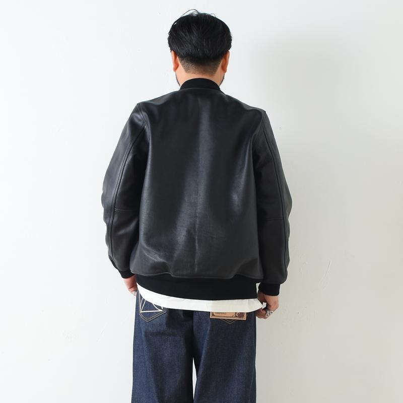 GANGSTERVILLE（ギャングスタービル） LOCOS - LEATHER JACKET BLK