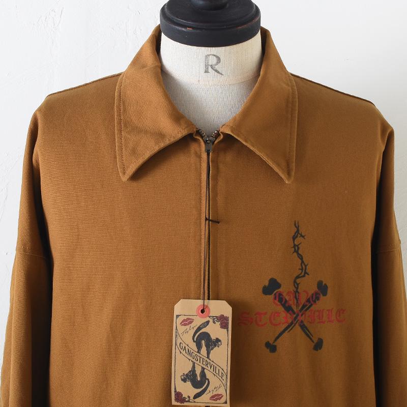 GANGSTERVILLE（ギャングスタービル） XXX - JACKET BROWN ジャケット