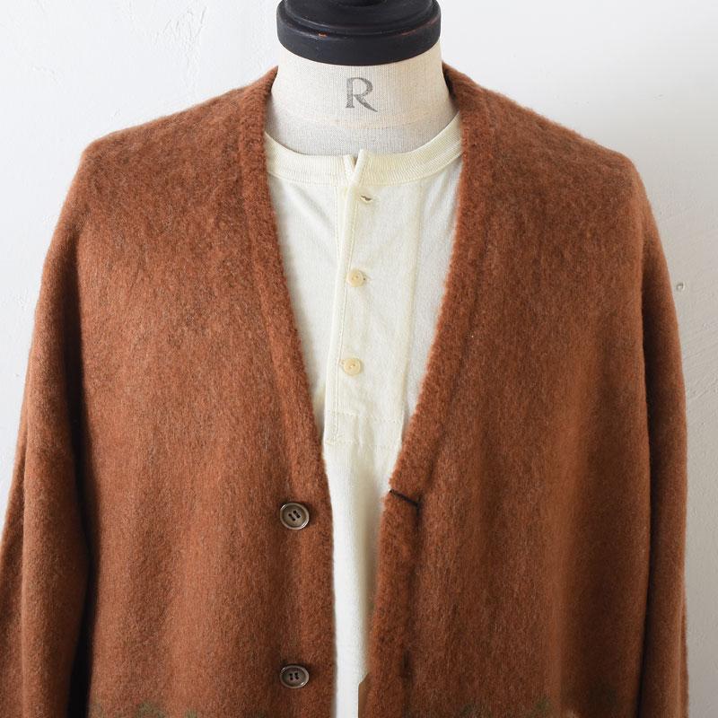GANGSTERVILLE（ギャングスタービル） VENICE HEART - CARDIGAN BROWN