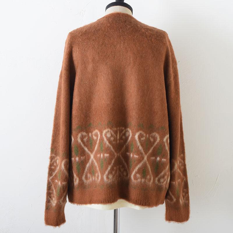 GANGSTERVILLE（ギャングスタービル） VENICE HEART - CARDIGAN BROWN