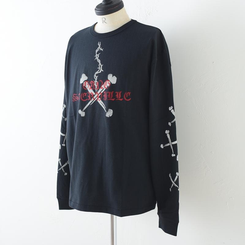 GANGSTERVILLE（ギャングスタービル） XXX - L/S T-SHIRTS BLK