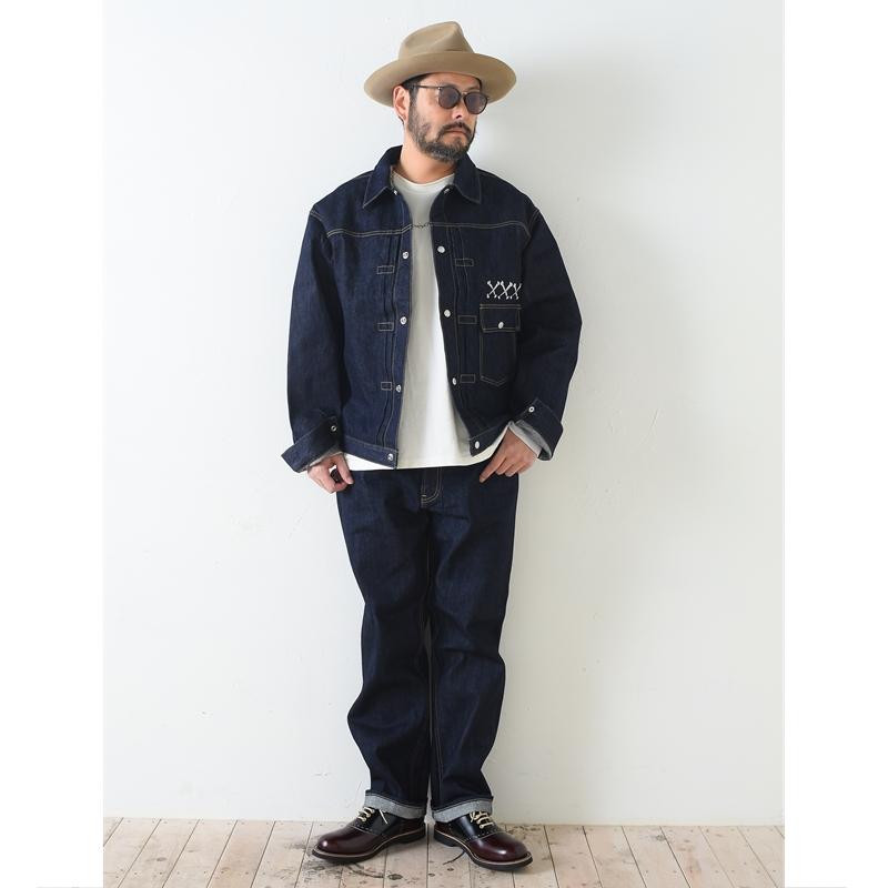 GANGSTERVILLE ギャングスタービル XXX - DENIM JACKET PANTS Two-piece IND 2ピース セットアップの画像