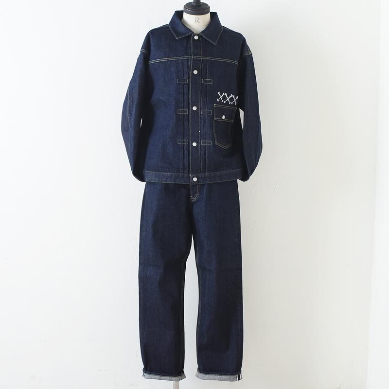 GANGSTERVILLE ギャングスタービル XXX - DENIM JACKET PANTS Two-piece IND 2ピース セットアップの画像