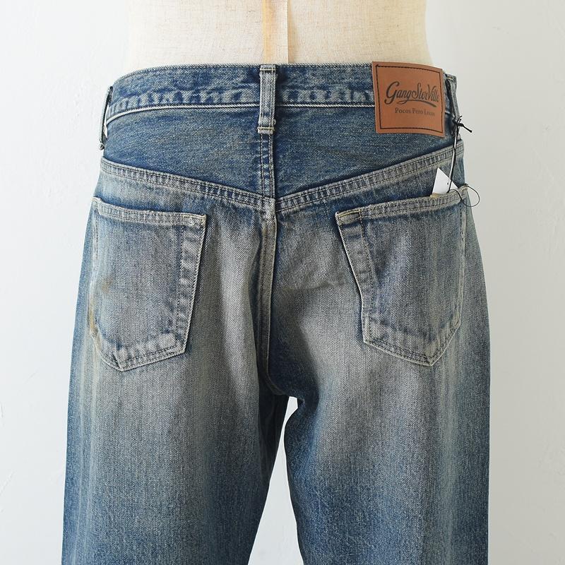 GANGSTERVILLE ギャングスタービル XXX - Vintage Finish DENIM JACKET PANTS Two-piece IND 2ピース セットアップの画像