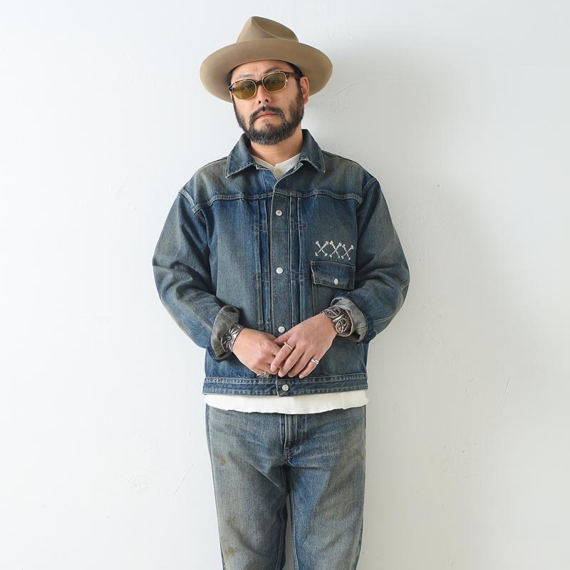 GANGSTERVILLE ギャングスタービル XXX - Vintage Finish DENIM JACKET PANTS Two-piece IND 2ピース セットアップの画像