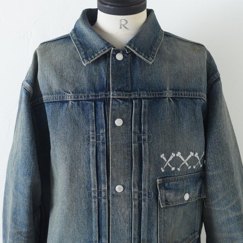 GANGSTERVILLE ギャングスタービル XXX - Vintage Finish DENIM JACKET PANTS Two-piece IND 2ピース セットアップの画像