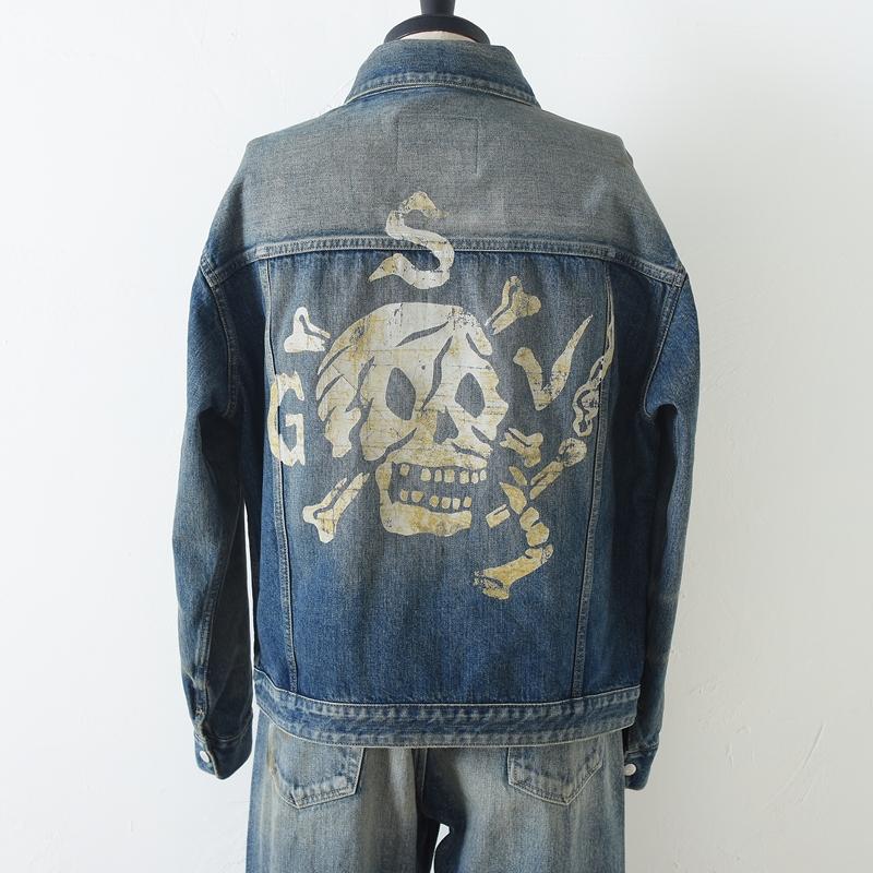 GANGSTERVILLE ギャングスタービル XXX - Vintage Finish DENIM JACKET PANTS Two-piece IND 2ピース セットアップの画像