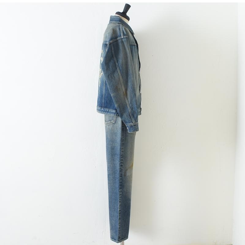 GANGSTERVILLE ギャングスタービル XXX - Vintage Finish DENIM JACKET PANTS Two-piece IND 2ピース セットアップの画像
