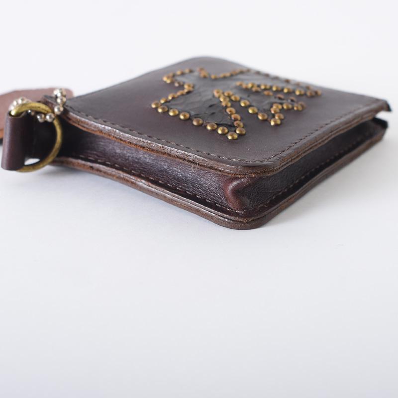 COGL×HTC Custom Order COIN CASE WALLET -CT-Bird- 別注 ウォレット BROWN 送料無料｜genba｜03