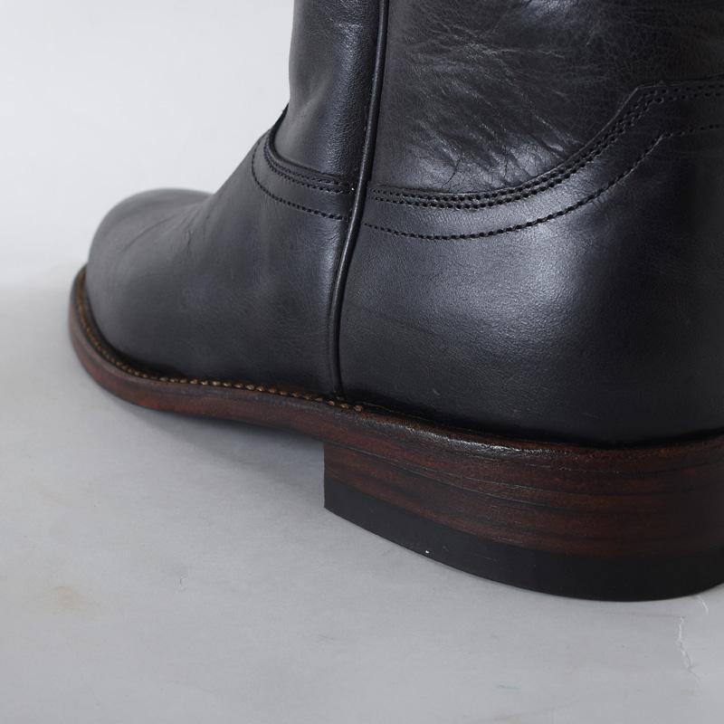 GLAD HAND グラッド ハンド × HTC PECOS BOOT "HANDPAINT" BLK コラボ 別注  ペコスブーツ ハンドペイントの画像